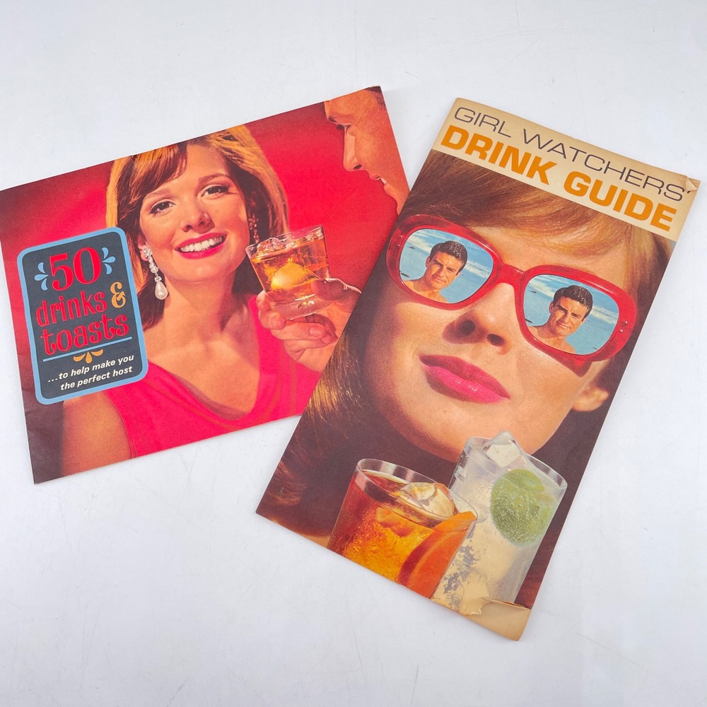 50-60s Southern Comfort Advertising Multi Page Booklets Mid Century Graphics Art